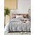 baratos Coleção de elite-Conjunto de cama com capa de edredom de 4 peças, 100% algodão orgânico, tecido macio e respirável, inclui capa de edredom e fronhas para um sono confortável