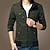 Χαμηλού Κόστους Cargo Jackets-Ανδρικά Μπουφάν Bomber Μπουφάν Cargo Στρατιωτικό μπουφάν Καθημερινά Διακοπές Ανθεκτικό στη φθορά Τσέπη Φθινόπωρο &amp; Χειμώνας Σκέτο Μοντέρνα Κλασσικό Όρθιος Γιακάς Κανονικό