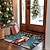 billige juletepper og matter-julepynt dørmatte nøtteknekkere kjøkkenmatte gulvmatte sklisikre teppe oljetett teppe innendørs utendørs matte soveromsdekor baderomsmatte inngangsteppe