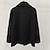 levne Pánský trenčkot-Pánské Peacoat Trenčkot Denní Dovolená Podzim zima Polyester Zahřívací Svrchní oděvy Oblečení Módní Klasické Bez vzoru Kapsy Klopa Dvouřadé