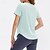 billiga Löpar-T-shirts och linnen-Dam T-shirt för jogging Kortärmad T-shirt Ledigt Fritids- Andningsfunktion Snabb tork Mjuk Gymträning Löpning Gång Sportkläder Sportkläder Solid färg Aprikos Svart Rosa