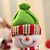 abordables Figuras coleccionables-Fundas navideñas para botellas, decoración del hogar, fundas navideñas para botellas con Papá Noel y muñeco de nieve, pequeños adornos para botellas de vino, decoraciones navideñas para botellas