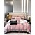 baratos Coleção de elite-Conjunto de cama com capa de edredom de 4 peças, 100% algodão orgânico, tecido macio e respirável, inclui capa de edredom e fronhas para um sono confortável