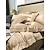 baratos Coleção de elite-Conjunto de cama com capa de edredom de 4 peças, 100% algodão orgânico, tecido macio e respirável, inclui capa de edredom e fronhas para um sono confortável