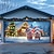 cheap Christmas Garage Door Covers-Christmas Outdoor Garage Door Cover Xmas Banner Highland Cattle Large Christmas Backdrop Decoration for Holiday Outdoor Garage Door Home Wall Decorations