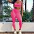 preiswerte Yoga Leggings &amp; Strumpfhosen-Damen Yogahose Yoga-Leggings Hohe Taille Yoga Fitnesstraining Pilates Strumpfhosen Schwarz Armeegrün Rot Herbst Winter Sport Sportkleidung Dehnbar Schlank