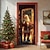 cheap Christmas Door Covers-Christmas Door Decorations Door Covers Xmas Santa Deliver Gift Door Tapestry Door Curtain Decoration Backdrop Door Banner for Front Door Farmhouse Holiday Party Decor Supplies Indoor/Outdoor