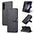 abordables Coques Samsung-téléphone Coque Pour S25 S24 S24 FE S23 S22 S21 Ultra Plus A55 5G A35 5G A25 A15 Coque Arrière avec Support Emplacement Carte Antichoc Rétro faux cuir