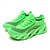 baratos Ténis para Homem-tênis esportivos masculinos de malha verde neon – tênis de corrida leves e respiráveis com design de sola exclusivo para uso esportivo e casual
