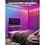 tanie Inteligentne oświetlenie domowe-Elegancka Lampa LED Smart Light na Przyjęcie Weselne Tuya WiFi RGBIC Wodoodporne Światło Na Rynnie – 3M 15 diod/5M 25 diod na Zewnętrzne Dekoracje Ogrodowe