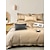 baratos Coleção de elite-Conjunto de cama com capa de edredom de 4 peças, 100% algodão orgânico, tecido macio e respirável, inclui capa de edredom e fronhas para um sono confortável