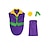 preiswerte Joker-Stil-Joker Clown Halloween Outfits Cosplay Perücken Suicide Squad Cosplay-Kostüm Kinder Jungen Karneval Maskerade Party / Abend Einfache Halloween-Kostüme Verkleiden