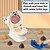 abordables Jouets de farces et de gags-jeu de tir amusant en famille - jouets gag &amp;blagues pratiques avec 1 toilette, 2 lanceurs agiles, 6 crottes de jouets en plastique souple, effets sonores, gameplay rapide et fou pour les enfants