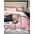 baratos Coleção de elite-Conjunto de cama com capa de edredom de 4 peças, 100% algodão orgânico, tecido macio e respirável, inclui capa de edredom e fronhas para um sono confortável