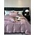 baratos Coleção de elite-Conjunto de cama com capa de edredom de 4 peças, 100% algodão orgânico, tecido macio e respirável, inclui capa de edredom e fronhas para um sono confortável