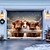 cheap Christmas Garage Door Covers-Christmas Outdoor Garage Door Cover Xmas Banner Highland Cattle Large Christmas Backdrop Decoration for Holiday Outdoor Garage Door Home Wall Decorations