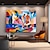 cheap People Paintings-Handmade Colorful mordern firgure Oil Painting on Canvas Large hand painted Abstract Textured persons painting Wall Art Contemporary Minimalist artwork wall painting for Living Room bedroom home Decor