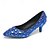abordables Semi-formel-Femme Chaussures de mariage Chaussures habillées Mariage Soirée Etoile Chaussures de mariée Chaussures de demoiselle d&#039;honneur Ensemble assorti chaussures et sacs Strass Cristal Paillette Talon Bas