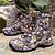 baratos Botas de combate-botas de caminhada camufladas masculinas para atividades ao ar livre – à prova d&#039;água, duráveis e leves com sola antiderrapante para caça e trekking