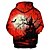 halpa Hupparit-Halloween Aave Huppari Pullover Halloween 3D Edessä tasku Kuvitettu Käyttötarkoitus Pariskuntien Miesten Naisten Aikuisten Halloween Karnevaali Naamiaiset 3D-tulostus Juhla Festivaali