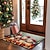 abordables tapis et nattes de Noël-décorations de Noël paillasson bonhomme de neige tapis de cuisine tapis de sol tapis antidérapant tapis résistant à l&#039;huile tapis intérieur extérieur décor de chambre tapis de salle de bain tapis