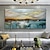 baratos Pinturas de Paisagens-Mintura artesanal paisagens marinhas pinturas a óleo sobre tela arte de parede decoração moderna paisagem abstrata imagem para decoração de casa rolou sem moldura pintura não esticada