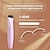 cheap Personal Protection-Rechargeable 5D Electric Heated Eyelash Curler Push-Type Eye Lash Curler with Indicator Comb Eyelash Curlers USB Rechargeable Lash Curling Tool 3 Adjustable Temperature Settings