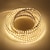 abordables luces de tira impermeables-tira de luces led a prueba de agua 30m 98.4ft luces tiktok 5050 smd 1800leds con enchufe de la ue blanco cálido blanco rojo amarillo azul verde cortable para casa comedor sala de estar bar