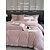 baratos Coleção de elite-Conjunto de cama com capa de edredom de 4 peças, 100% algodão orgânico, tecido macio e respirável, inclui capa de edredom e fronhas para um sono confortável
