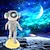 cheap Star Galaxy Projector Lights-Astronaut Starry Sky Projection Light with Remote Control, Type-C USB Charging Running Astronaut Shape for Christmas, Halloween, Party Decorations, Festive Atmosphere, Gift