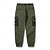 billige Cargobukser-Herre Cargo-bukser Jogger Bukser Snørelukning Elastisk Talje Multi lomme Farveblok camouflage Påførelig udendørs Daglig Campering &amp; Vandring Mode Klassisk Sort militærgrøn