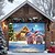 cheap Christmas Garage Door Covers-Christmas Outdoor Garage Door Cover Xmas Banner Highland Cattle Large Christmas Backdrop Decoration for Holiday Outdoor Garage Door Home Wall Decorations