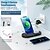 abordables Cargadores inalámbricos-Cargador inalámbrico 15 W Potencia de salida Estación de carga inalámbrica CE Carga inalámbrica rápida MagSafe Magnética Para Apple Watch iPhone 14/13/12/11 Pro Max Apple Watch Series SE / 6/5/4/3/2/1