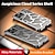 رخيصةأون جرابات آيفون-هاتف غطاء من أجل iPhone 17 Pro Max 17 Air 16 15 14 Pro Max 13 Pro Max غطاء خلفي مع حامل ضد الصدمات مكتب  /  الأعمال سبائك الألومنيوم