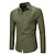cheap Men&#039;s Non Iron Shirts-Men&#039;s Shirt Dress Shirt Button Up Shirt Plaid Wedding Party Red Green Gray Long Sleeve Lapel Spring &amp;  Fall Clothing Apparel