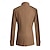 abordables Manteaux &amp; vestes-Homme Manteau de campagne Caban Trench du quotidien Vacances Automne hiver Polyester Chaud Vêtements d&#039;extérieur Vêtement Tenue Mode Classique Plein Poche Mao Double Boutonnage