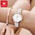 economico Orologi al quarzo-Nuovo orologio Olevs di tendenza moda cinturino in ceramica regalo per la Festa della Mamma per orologi da donna semplice impermeabile vita viaggio tempo libero sport diamanti orologio da polso