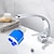 economico Classici-Rubinetto miscelatore lavabo bagno in ottone, rubinetti lavabo monoforo monocomando argentato rubinetto bagno finitura cromata con acqua calda e fredda