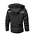 abordables chaqueta deportiva-Hombre Chaqueta al aire libre Chaqueta de lana Impermeable Chaqueta con capucha Diario Vacaciones Mantiene abrigado Impermeable Bolsillo Otoño invierno Plano Moda Clásico Con Capucha Regular Negro