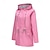 billiga Fleece &amp; 3 i 1-jackor-Dam Vandringsjacka Vinter Utomhus Vindtät Multi-pocket Dragkedja fram Vattenavvisande Lättviktsjacka Helöppnande blixtlås Camping / vandring / grottforskning Vintersport Svart Gul Rosa Röd Mörk Marin