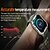 cheap Smartwatch-T26 Smart Watch 1.96 inch Smartwatch Fitness Running Watch Bluetooth Temperature Monitoring Pedometer Call Reminder Compatible with Android iOS Women Men Long Standby Hands-Free Calls Waterproof IP68