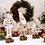 billige Samlefigurer-strekkbare julefigurer, julepynt julefest, nisse, snømann og utvidbare dukker med rein for feriestemning