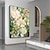economico Quadri fiori/botanica-pittura a olio fatto a mano impressionismo dipinti floreali dipinti a olio fatti a mano fiori pittura astratta rosa fiore pittura paesaggio floreale arte murale tela pittura primaverile per soggiorno