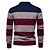 abordables suéter de los hombres-Hombre Pull-over Tejer Regular Color Mezclado Diseño Casual Diario Ropa Otoño invierno Rojo Azul Real S M L