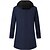 billiga Trenchcoat-Herr Trenchcoat Lång trenchcoat Dagligen Semester Höst vinter Polyester Håller värmen Ytterkläder Kläder Mode Klassisk Färgblock Lappverk Huva Enkelknäppt
