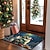 billige juletepper og matter-juledekorasjon dørmatte xmas isbjørn kjøkkenmatte gulvmatte sklisikre teppe oljetett teppe innendørs utendørs matte soveromsdekor baderomsmatte inngangsteppe