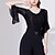 voordelige Toppen en Sets-Latijnse dans Top Kant Prints Pure Kleur Dames Prestatie Opleiding Halve mouw Hoog Nylon