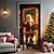 cheap Christmas Door Covers-Christmas Door Decorations Door Covers Xmas Santa Deliver Gift Door Tapestry Door Curtain Decoration Backdrop Door Banner for Front Door Farmhouse Holiday Party Decor Supplies Indoor/Outdoor
