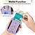 abordables Coques Samsung-téléphone Coque Pour Samsung Galaxy Z Flip 7 Z Flip 6 Z Flip 5 Z Flip 4 Z Flip 3 Coque Arrière Support Anneau avec Lanière Avec Dragonne Rétro TPU faux cuir