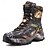 baratos Botas de combate-botas de caminhada camufladas masculinas para atividades ao ar livre – à prova d&#039;água, duráveis e leves com sola antiderrapante para caça e trekking